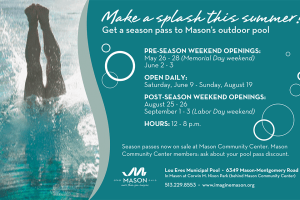 Advertisement for Lou Eves Municipal Pool