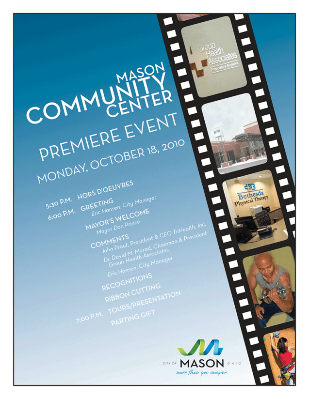 Grand Opening event program